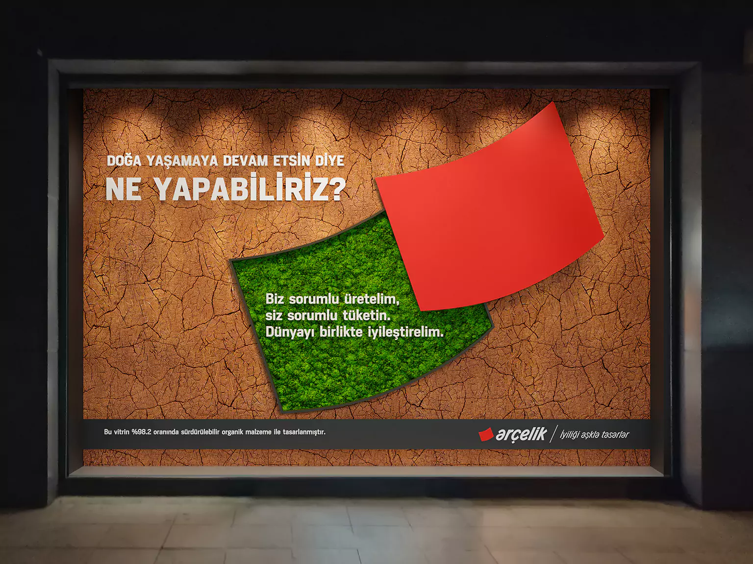 Arçelik Çevre Günü Window Display