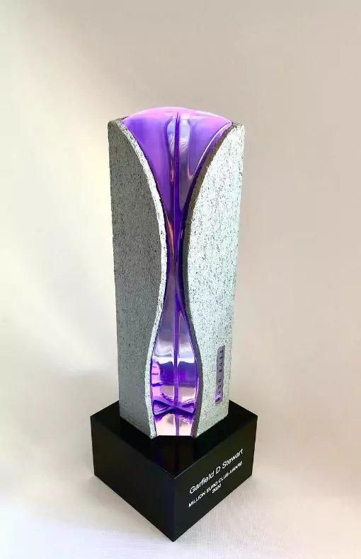 Hugo Boss Million Euro Club Awards Trophy