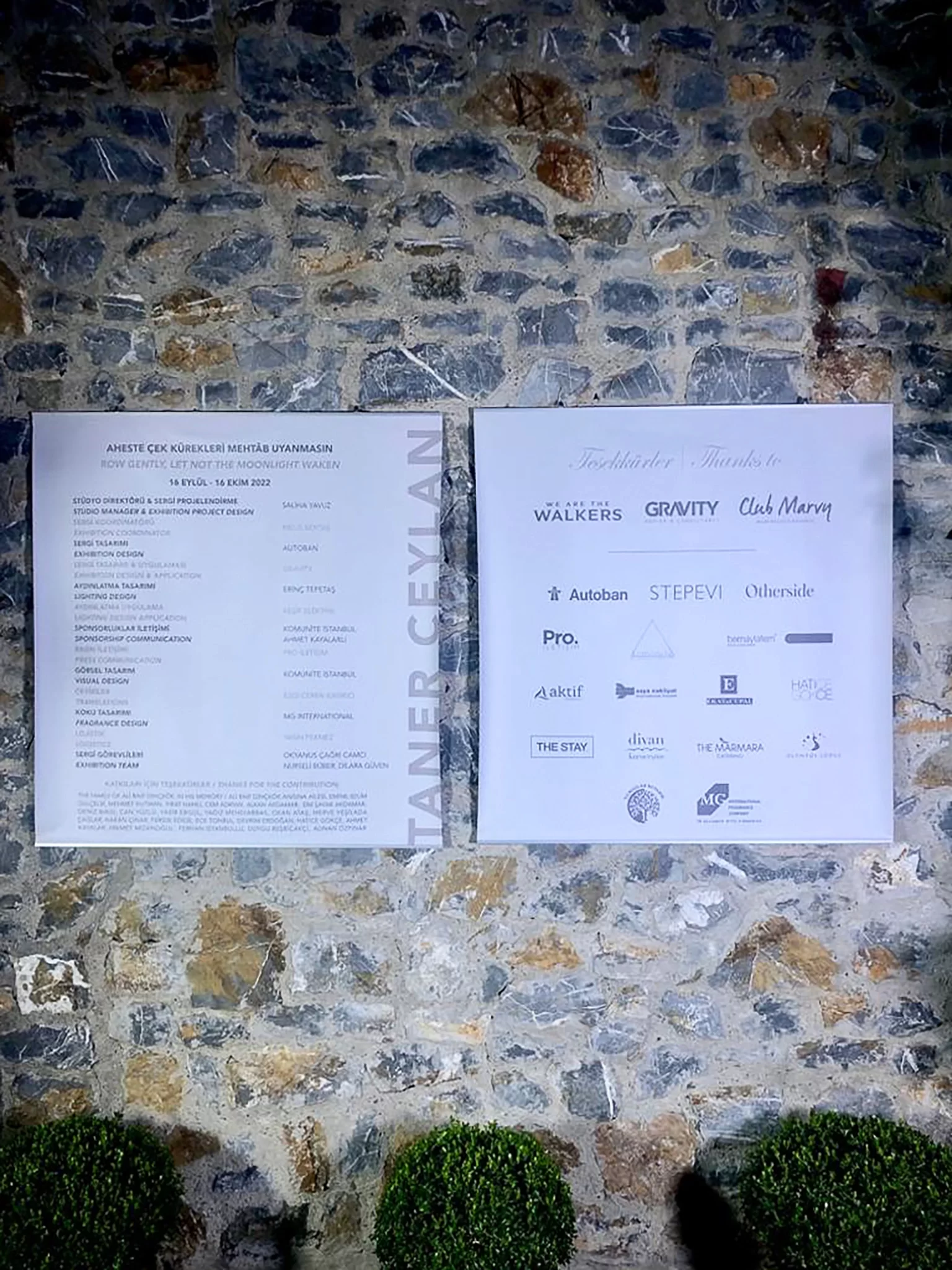Taner Ceylan Exhibition Project